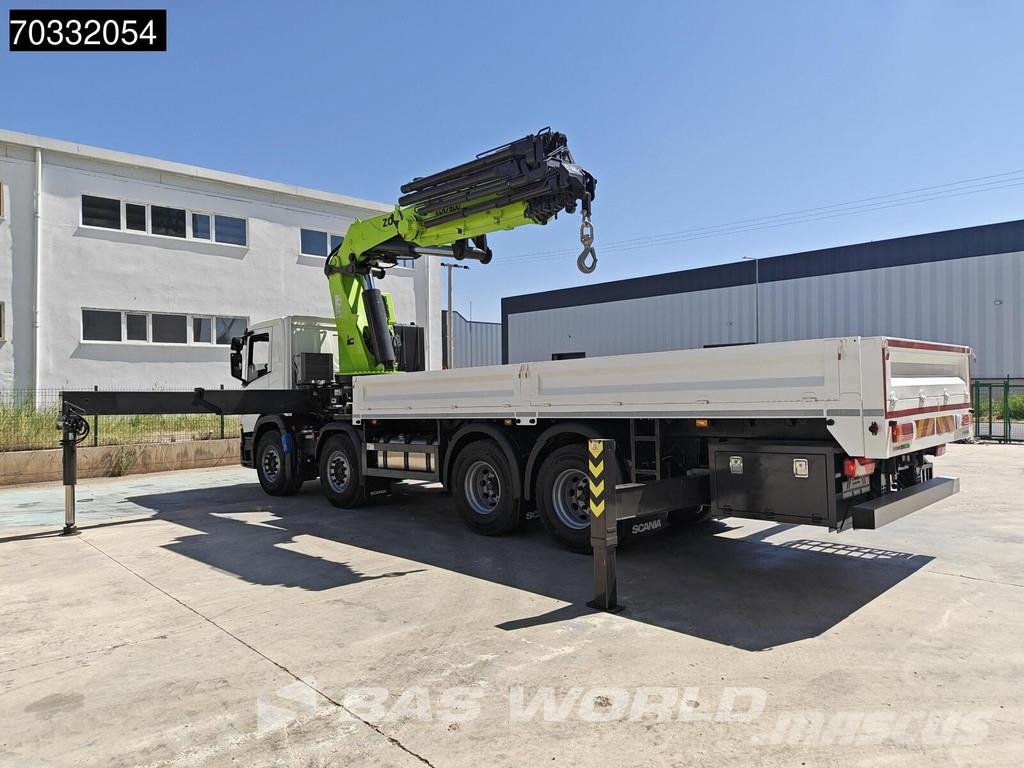 Scania P500 8X4 NEW! Zoomlion ZLK7600V803-2 Crane Kran Re Tovornjaki s kesonom/platojem
