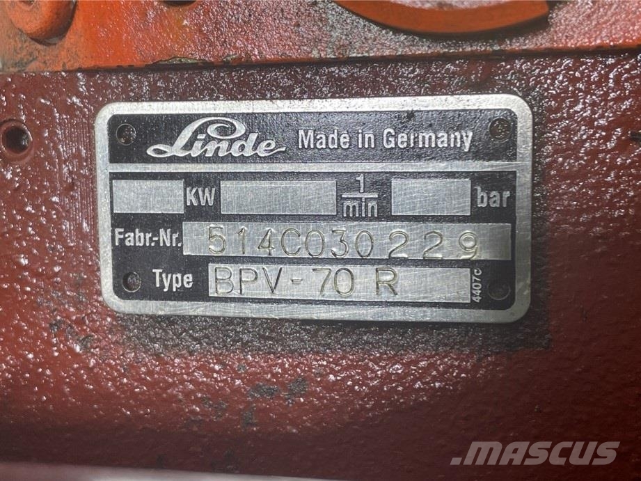 Linde BPV70R - Drive pump/Fahrpumpe/Rijpomp 油壓