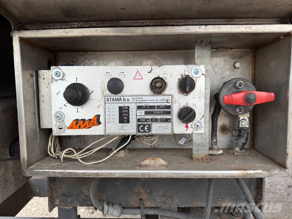 Groenewegen DRO-12-20 B - Tailgate / Forced Steering Lettisolert skaptrailer