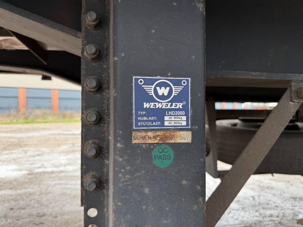 Groenewegen DRO-12-20 B - Tailgate / Forced Steering Lettisolert skaptrailer