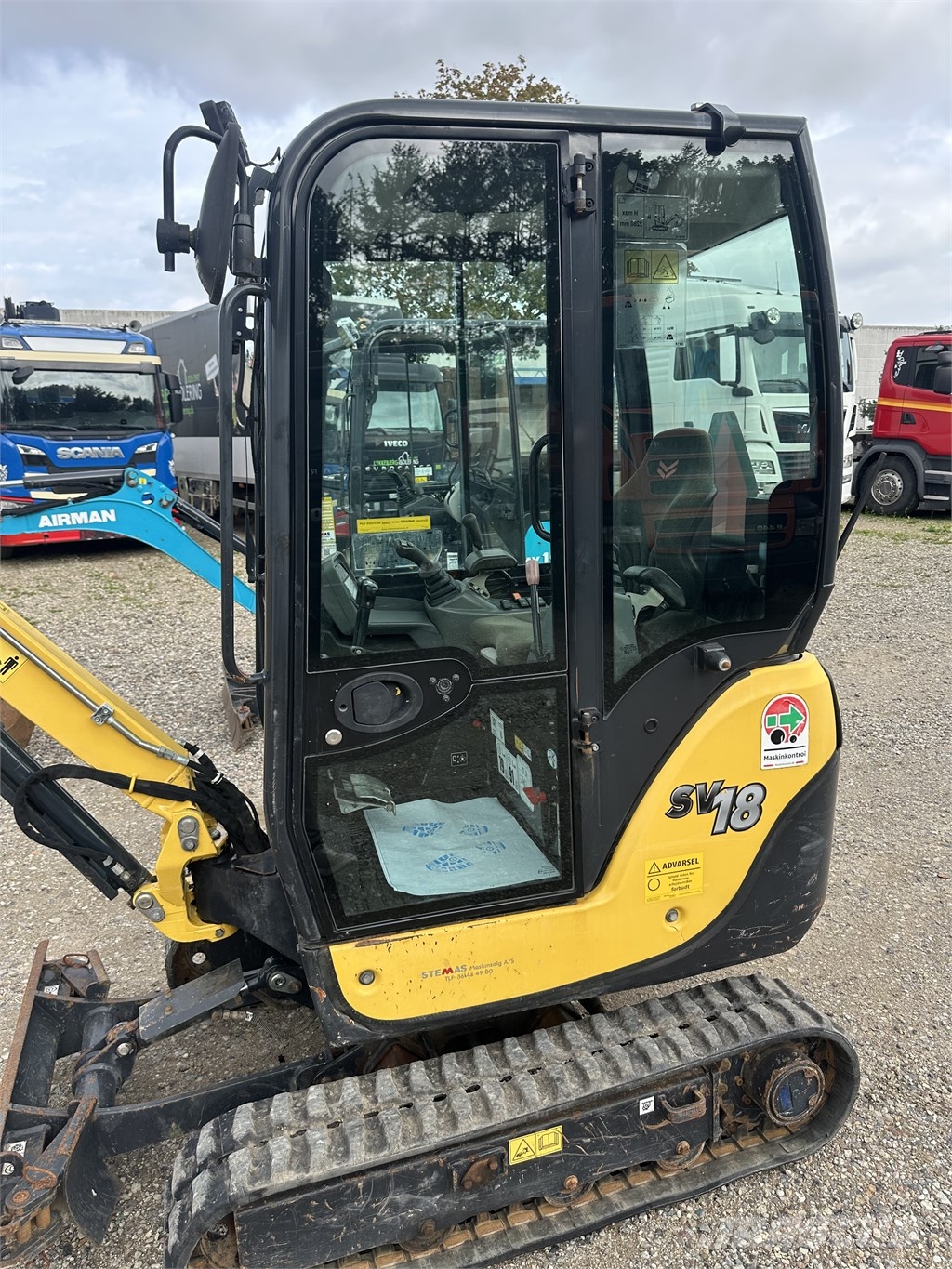 Yanmar SV 18 حفارات صغيرة أقل من 7 طن (حفارات صغيرة)