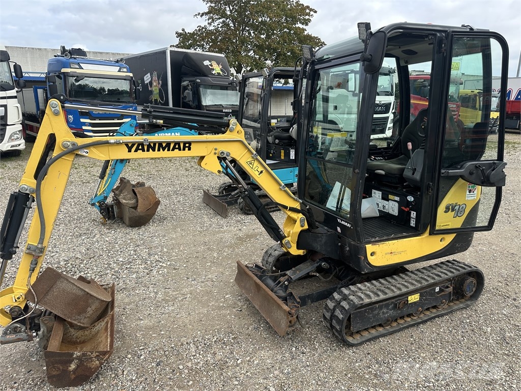 Yanmar SV 18 حفارات صغيرة أقل من 7 طن (حفارات صغيرة)