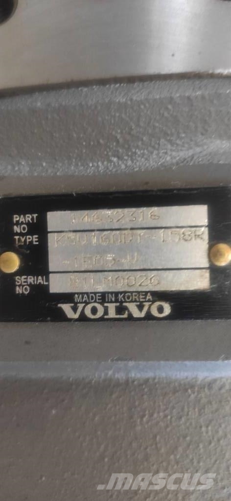 VOLVO-KAWASAKI K5V160 Hydraulika