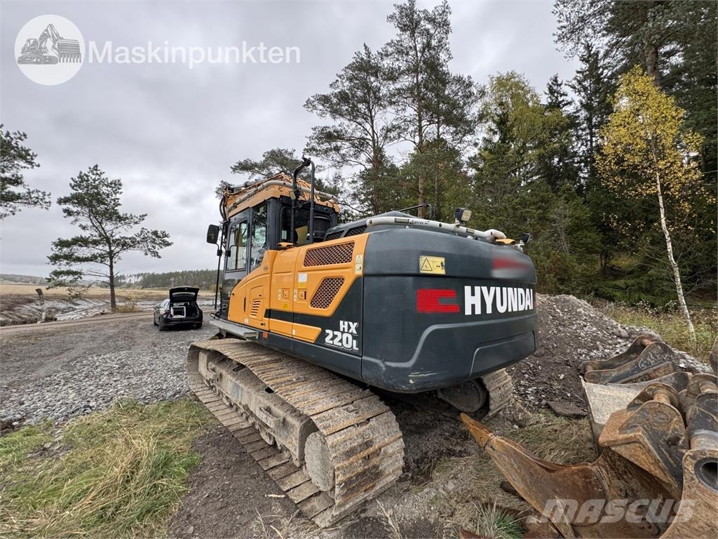 Hyundai HX220L Kāpurķēžu ekskavatori