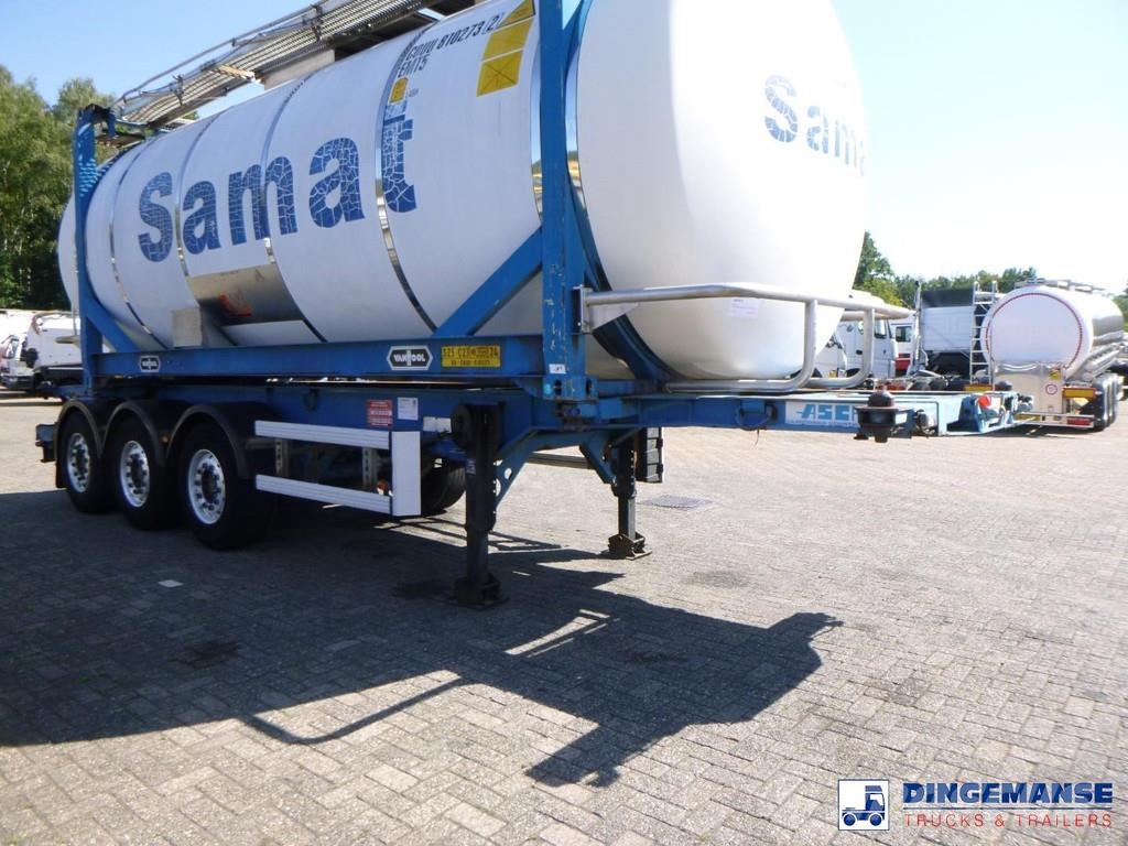 Asca 3-axle container trailer 20-30 ft + ADR Kontajnerové návesy