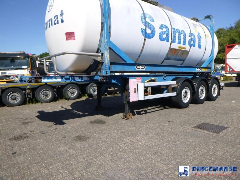 Asca 3-axle container trailer 20-30 ft + ADR Kontajnerové návesy