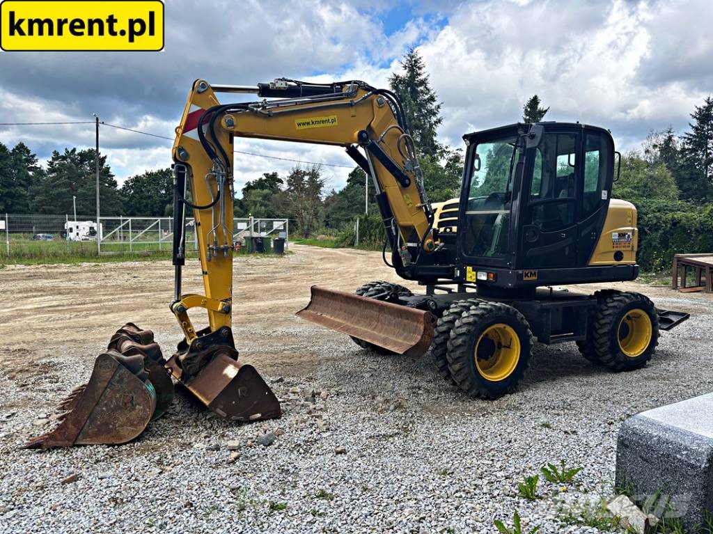 Yanmar B95W KOPARKA KOŁOWA 2020R. MTH: 2614 | KOMATSU PW Escavatori gommati