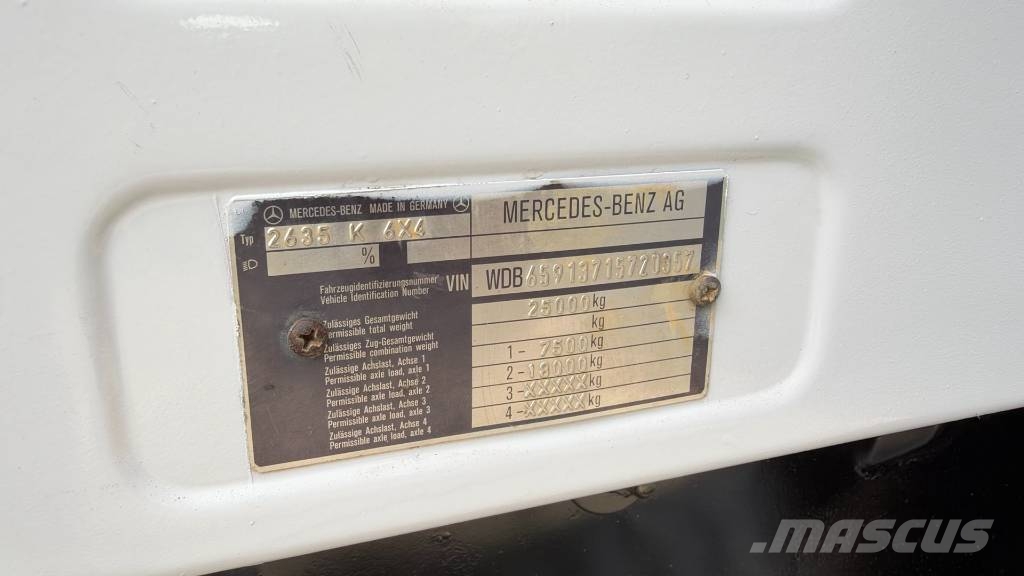 Mercedes-Benz SK 2635 K 6X4 tipper - big axle - V8 傾卸式卡車