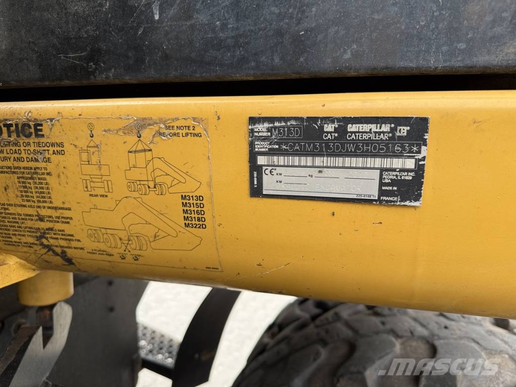 CAT M 313 D Wielgraafmachines