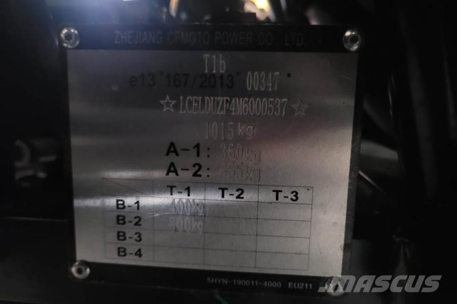 CFMoto UFORCE600 Valid Inspection, *Guarantee! Dutch Regi مركبات لجميع التضاريس
