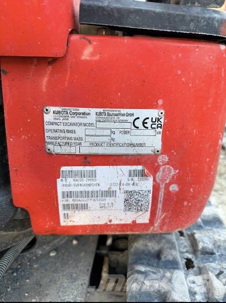 Kubota K 008-5 Retrocargadoras
