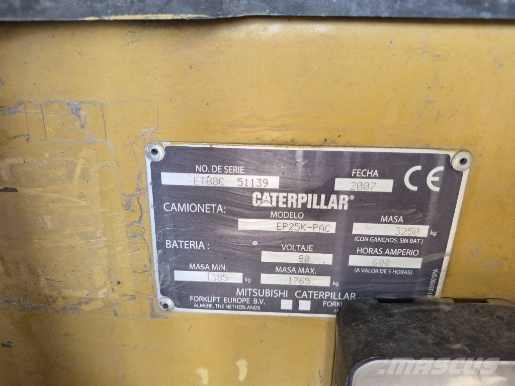 CAT EP 25 K PAC Elektrische heftrucks