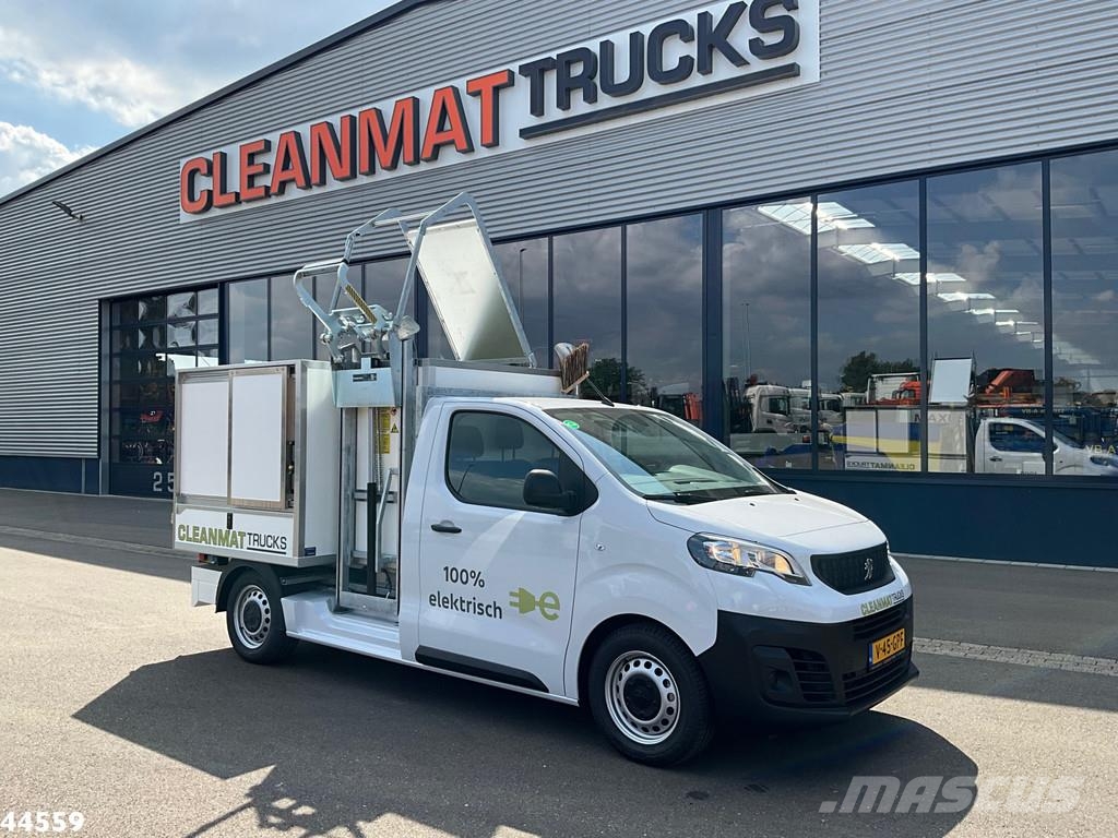Peugeot E-Expert 100% elektrisch kippende zijlader Waste trucks