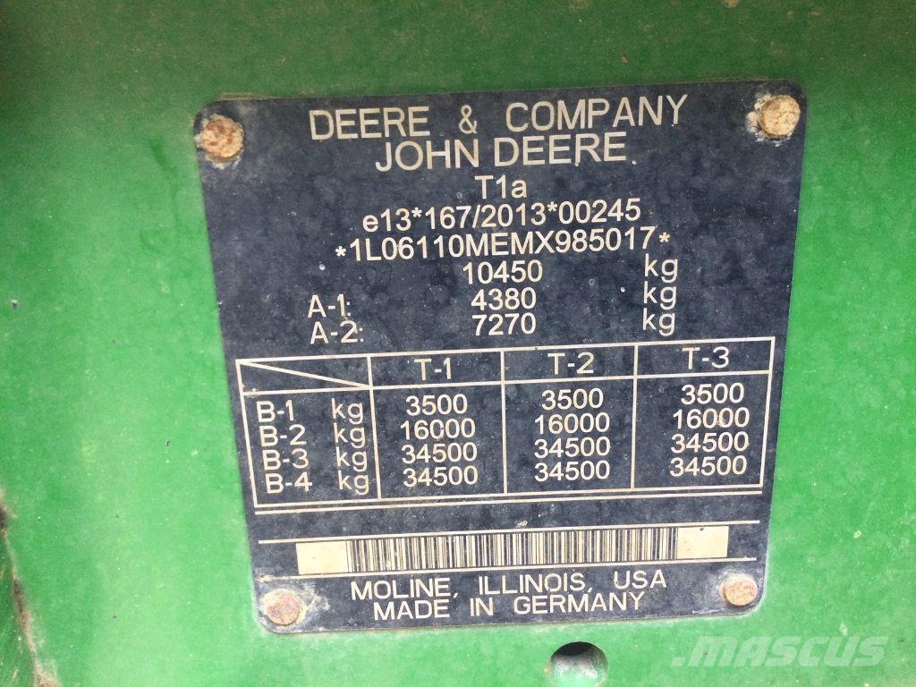 John Deere 6110M Трактора