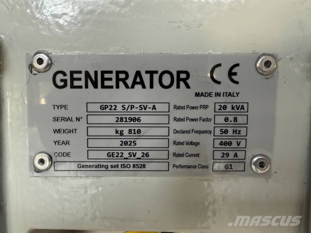 Perkins 404J-22G - 22 kVA - Stage V Genset - DPX-19906 Dizelski agregati