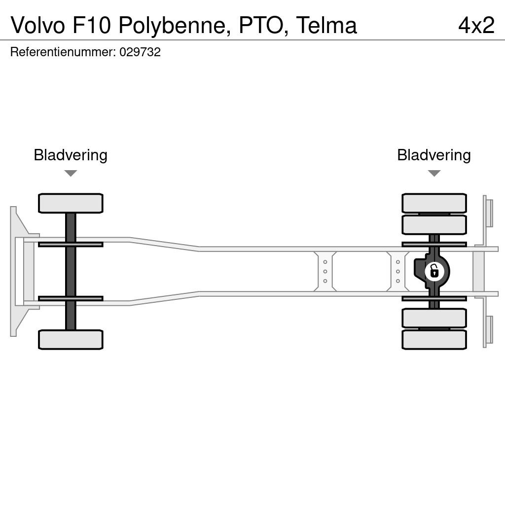 Volvo F10 Polybenne, PTO, Telma شاحنات الرافعات الخطافية