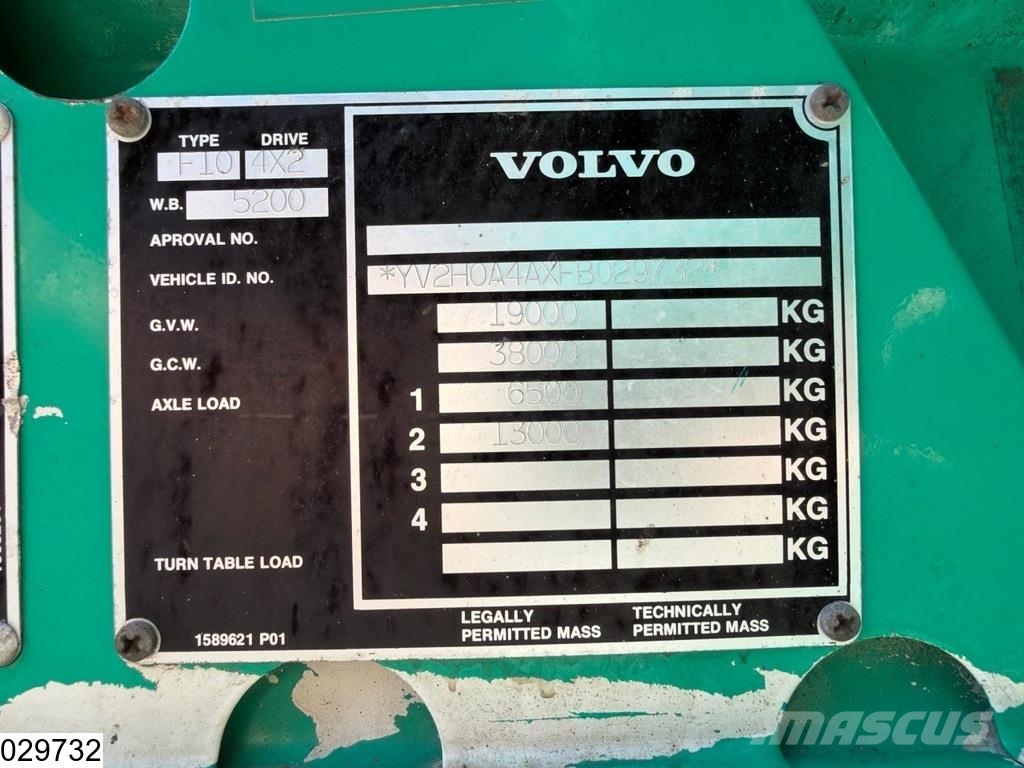 Volvo F10 Polybenne, PTO, Telma شاحنات الرافعات الخطافية