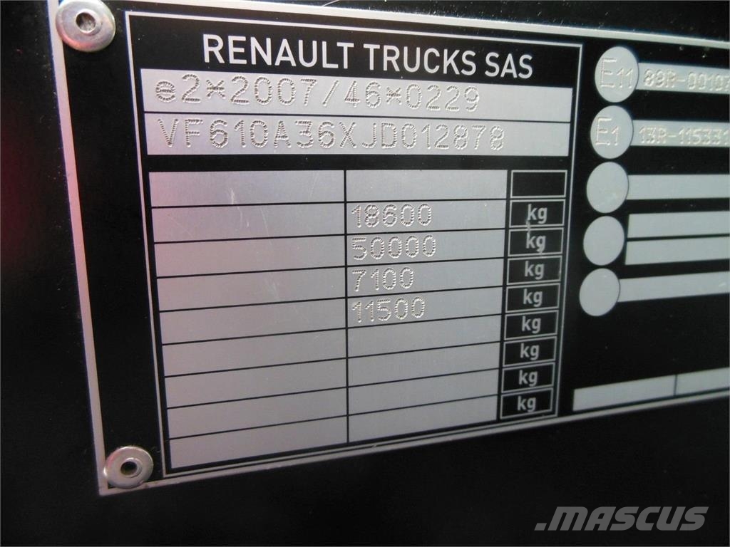 Renault T520 HIGH, COMFORT, LOWDECK, TOP STAND!! Naudoti vilkikai
