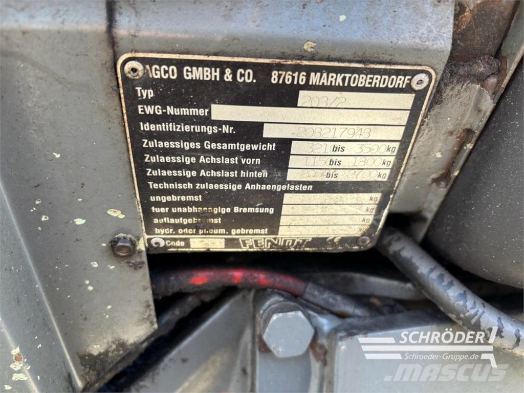 Fendt 280 V Tractoren