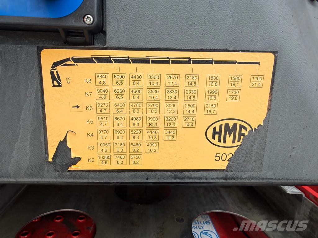Volvo FH 16.750 FH 8x4*4 / Retarder + HMF 5020-K6 + Flyj Kranen voor alle terreinen