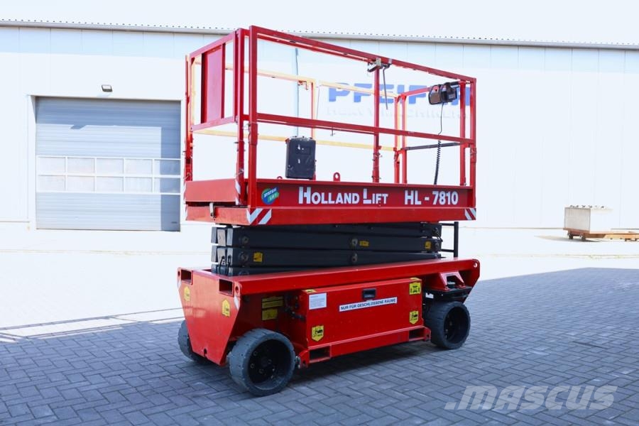 Holland Lift Ecostar HL-7810 Electric, 10m Working Height, 450k Nůžková zvedací plošina