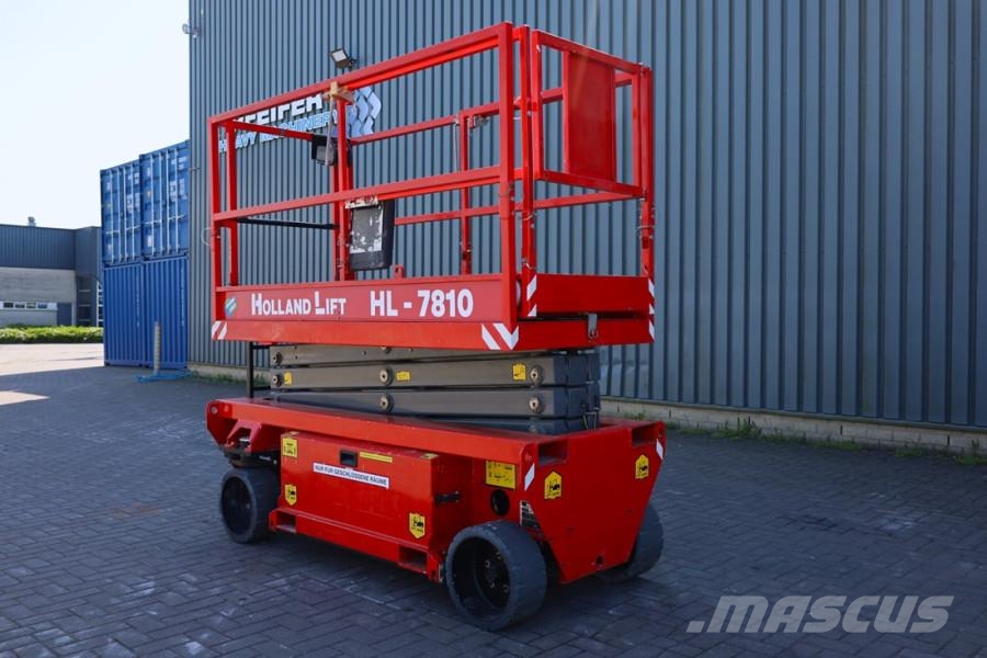 Holland Lift Ecostar HL-7810 Electric, 10m Working Height, 450k Nůžková zvedací plošina