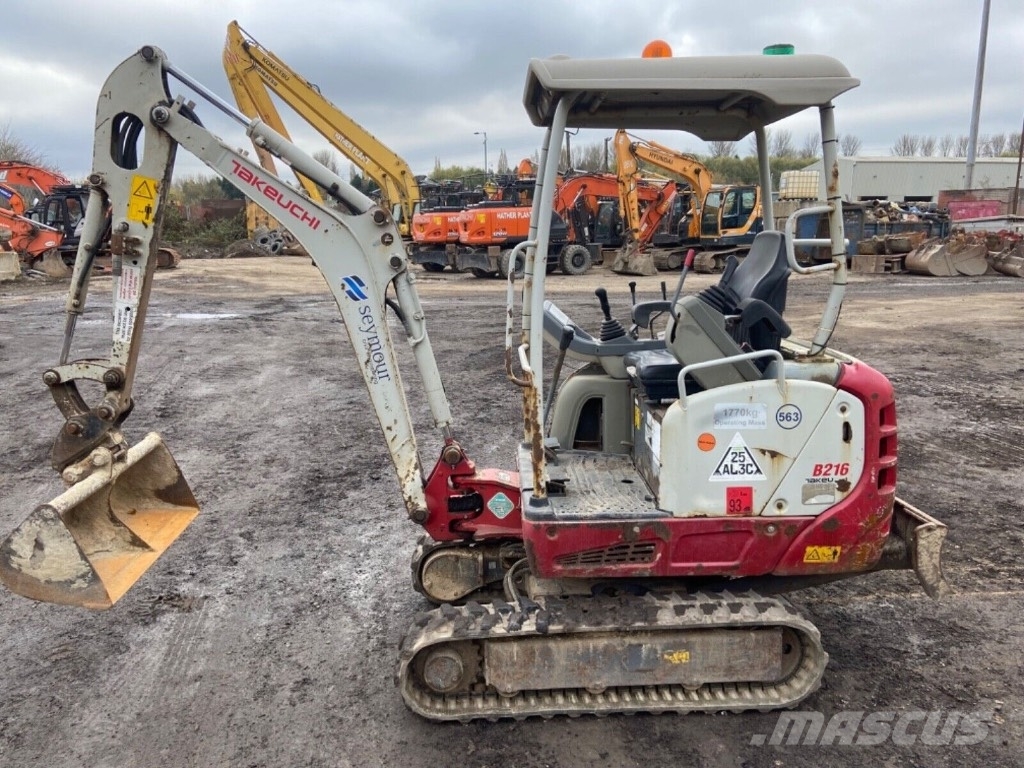 Takeuchi TB 216 Mini bageri < 7t