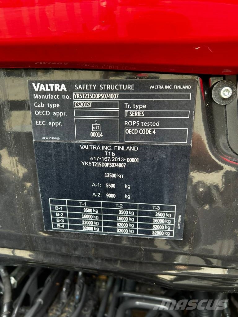 Valtra T 215 Direct/ 50km/h, 6kk Takuu! , Smart touch! Traktorer