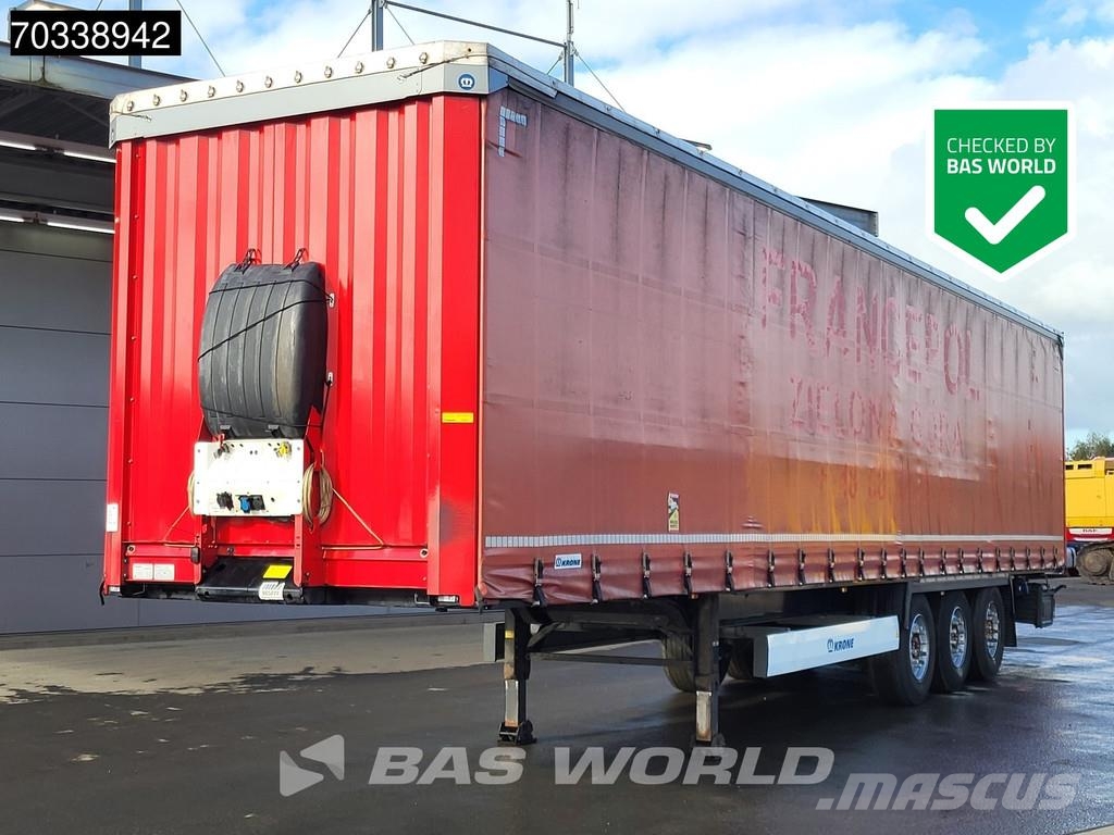 Krone SD Lift Axle MOT 01/27 Tents puspiekabes