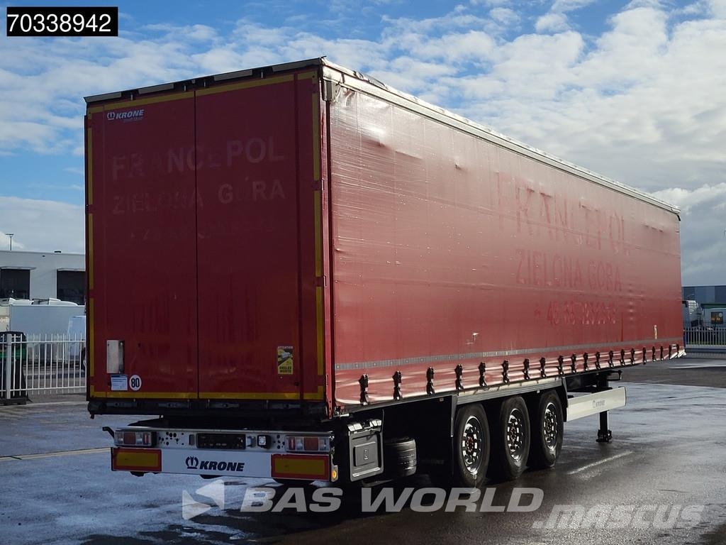 Krone SD Lift Axle MOT 01/27 Tents puspiekabes