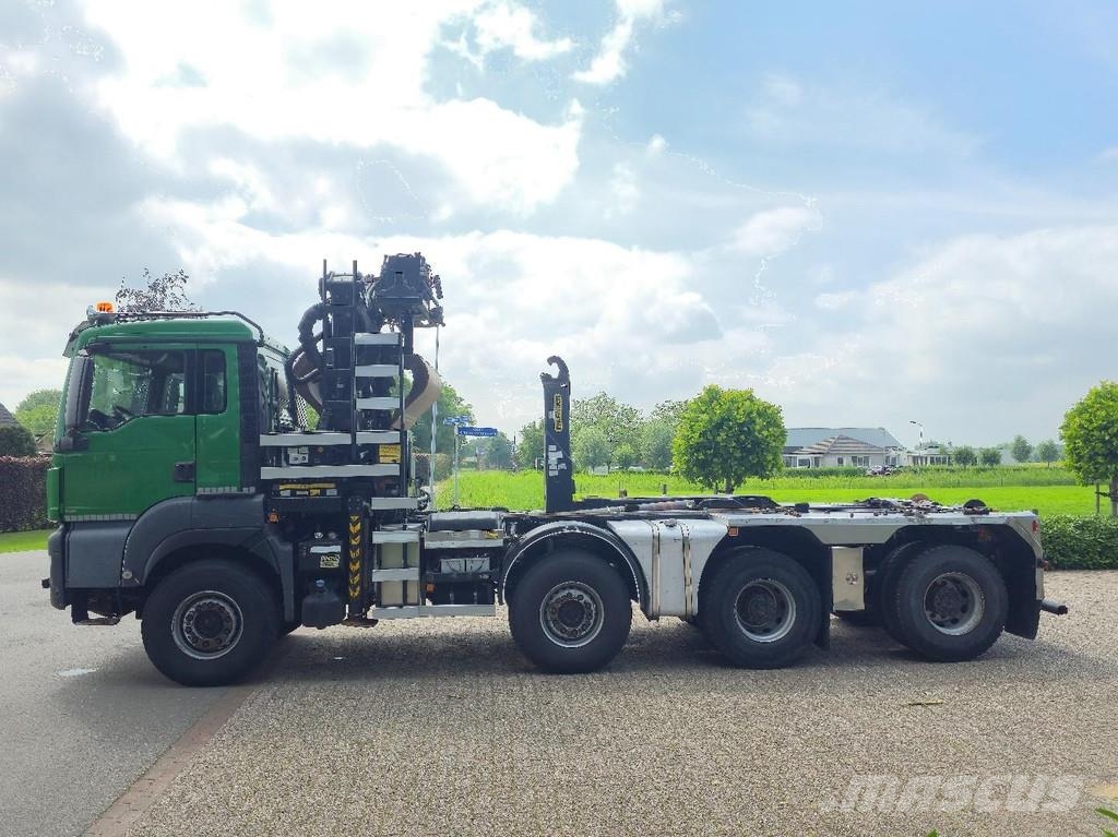 MAN WVT 43/480 480 WIERDA WIDESPREAD 8x4!! Z CRANE/HOO Treileri ar āķi