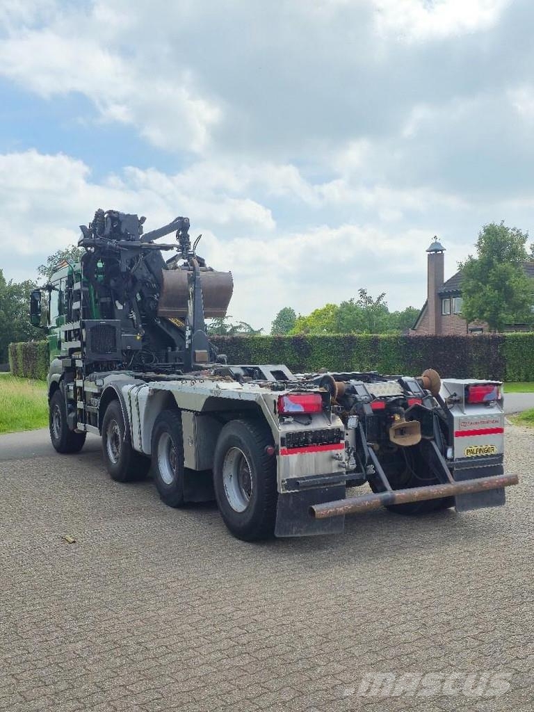 MAN WVT 43/480 480 WIERDA WIDESPREAD 8x4!! Z CRANE/HOO Treileri ar āķi