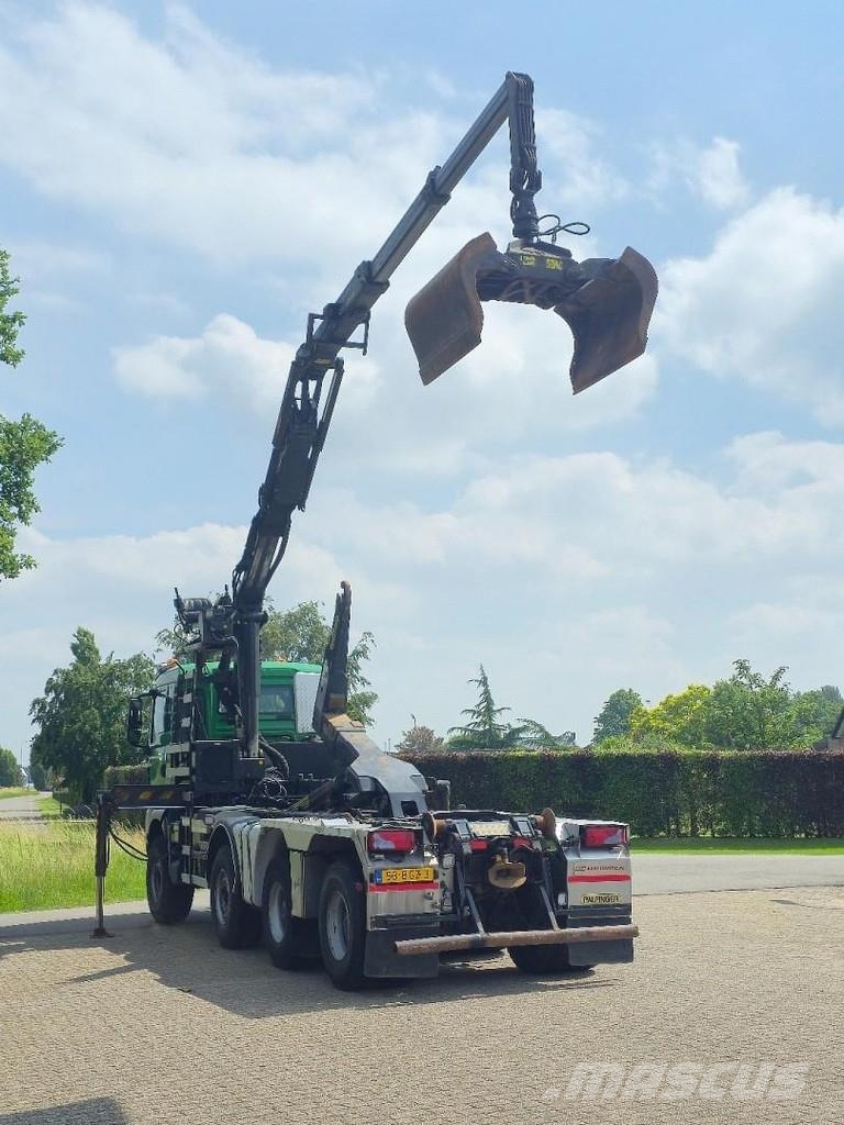 MAN WVT 43/480 480 WIERDA WIDESPREAD 8x4!! Z CRANE/HOO Treileri ar āķi