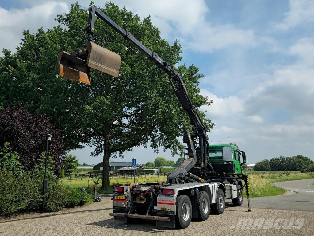 MAN WVT 43/480 480 WIERDA WIDESPREAD 8x4!! Z CRANE/HOO Treileri ar āķi