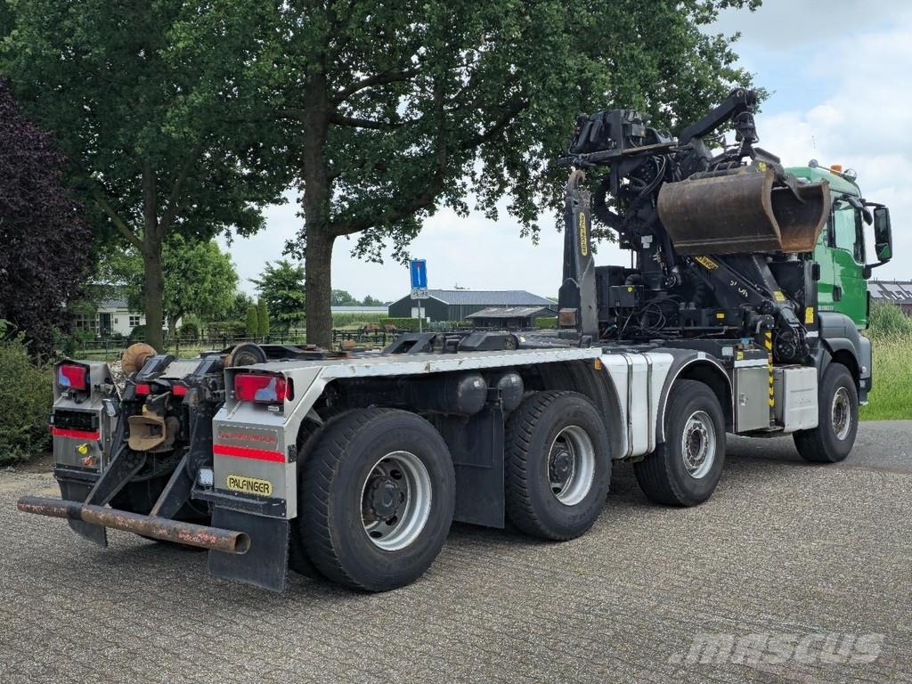 MAN WVT 43/480 480 WIERDA WIDESPREAD 8x4!! Z CRANE/HOO Treileri ar āķi