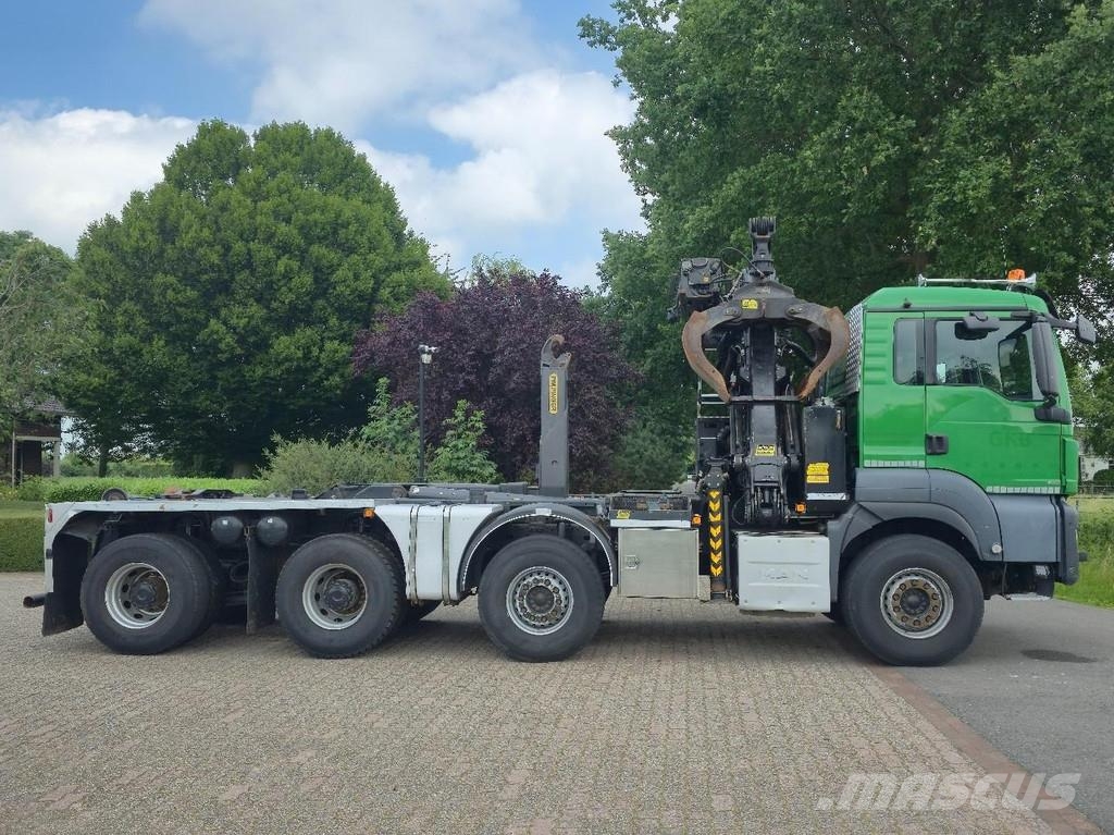 MAN WVT 43/480 480 WIERDA WIDESPREAD 8x4!! Z CRANE/HOO Treileri ar āķi