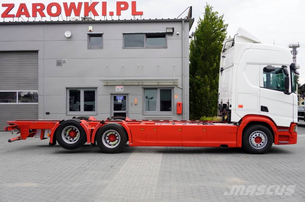 Scania R540 6×2 / Chassis 765cm / GVW with a trailer 68t Шасі з кабіною