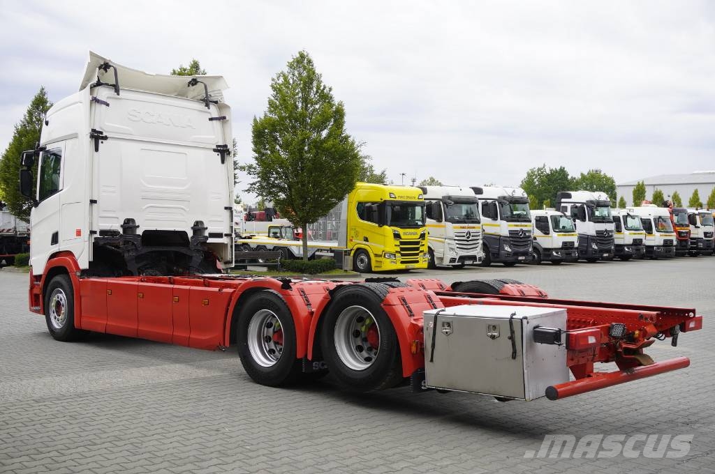 Scania R540 6×2 / Chassis 765cm / GVW with a trailer 68t Шасі з кабіною