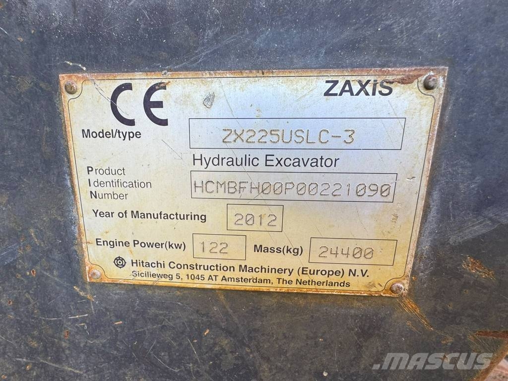 Hitachi ZX 225 US LC-3 Excavadoras sobre orugas