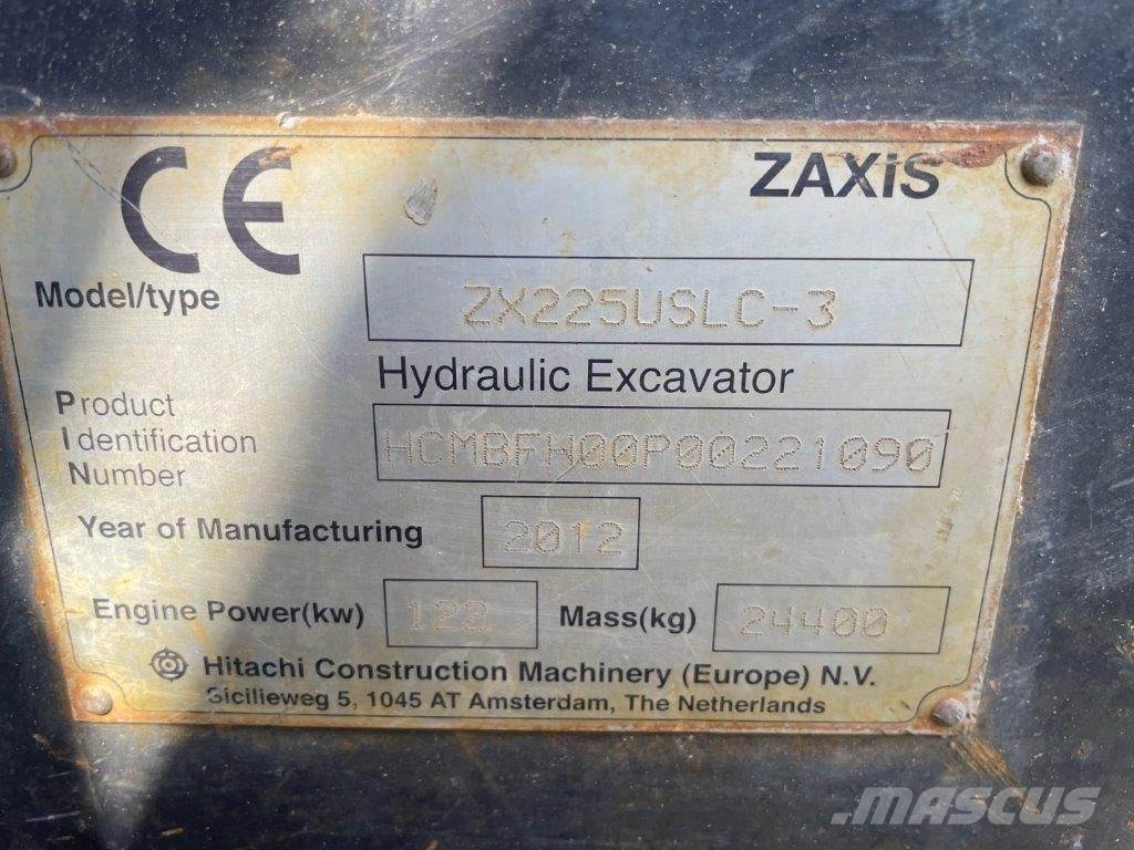 Hitachi ZX 225 US LC-3 履带挖掘机