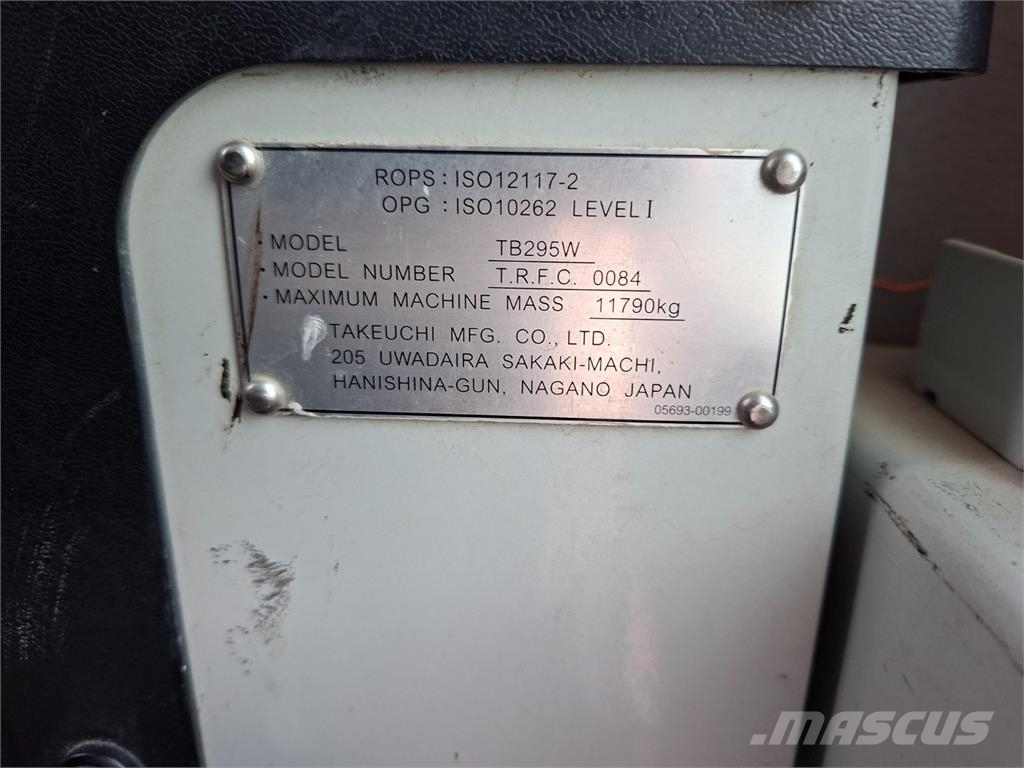Takeuchi TB 295 W Ostalo