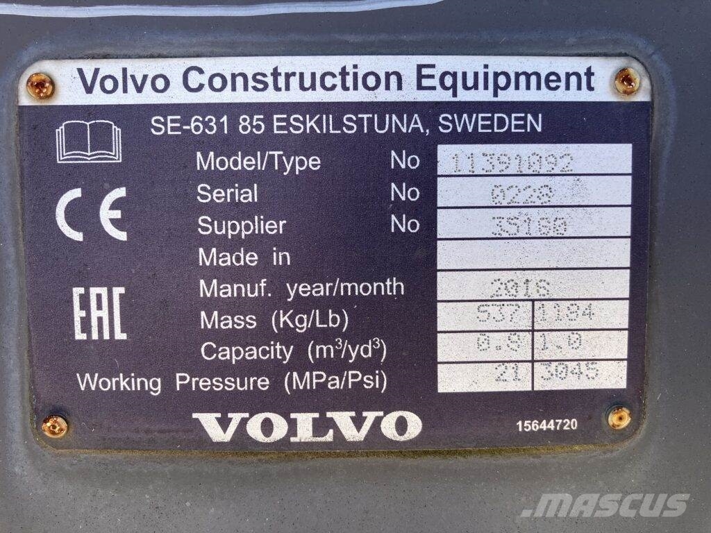 Volvo Klappschaufel mit Zähnen TPZ Baldes