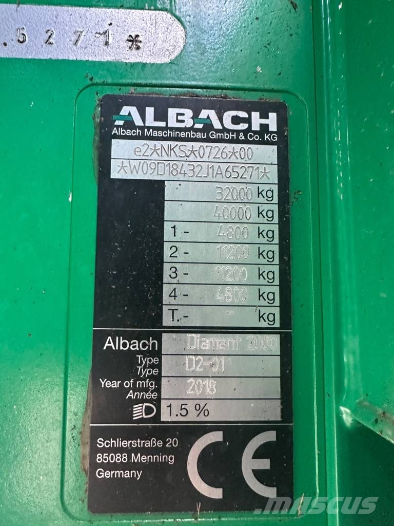 Albach Diamant 2000 معدات الحِراجة - غير ذلك