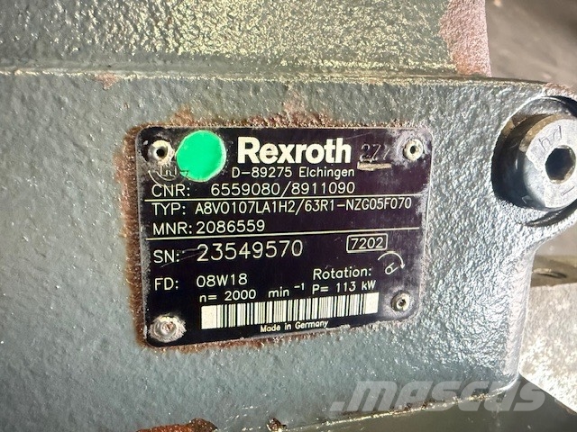 CASE Rexroth A8VO107LA1H2 Case WX 240 Hydraulics