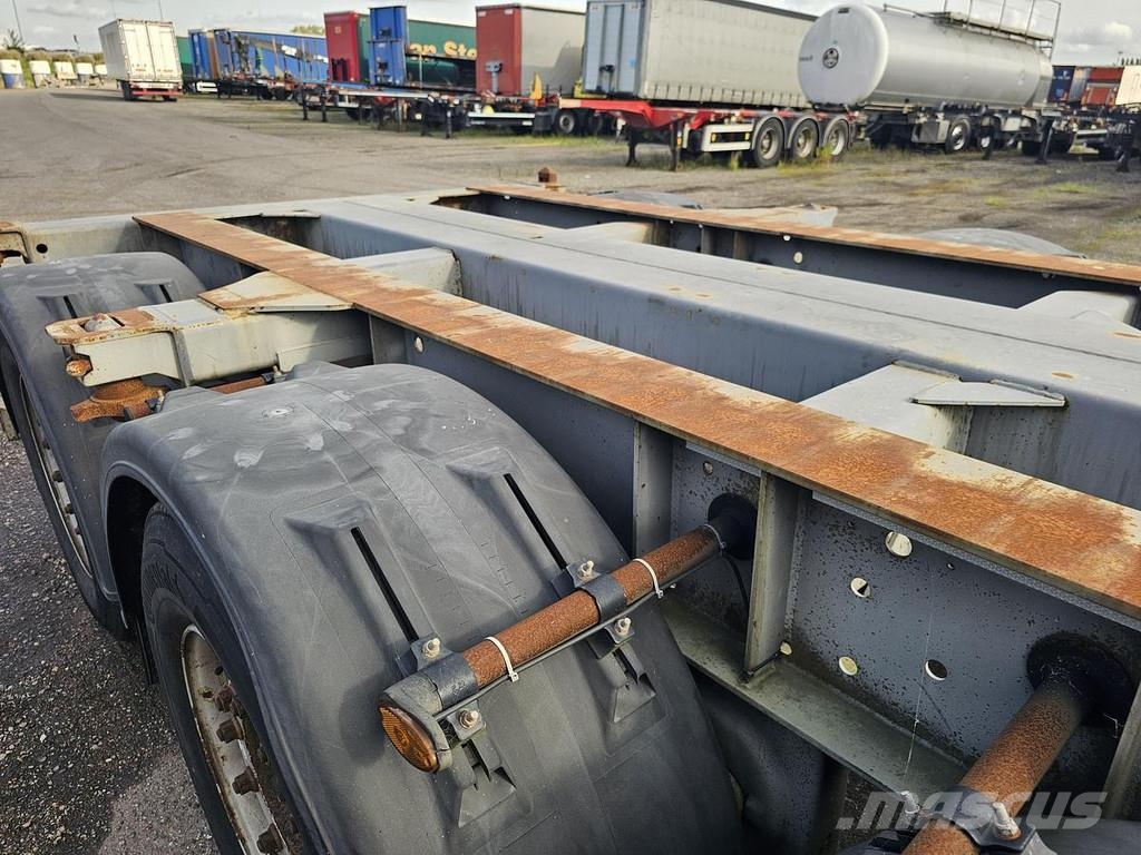 Kögel PORT 40 SIMPLEX 20./ EXTENDIBLE/SAF DISC. Kontejnerske polprikolice