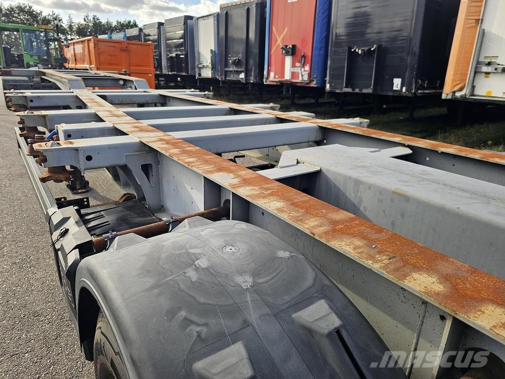 Kögel PORT 40 SIMPLEX 20./ EXTENDIBLE/SAF DISC. Kontejnerske polprikolice