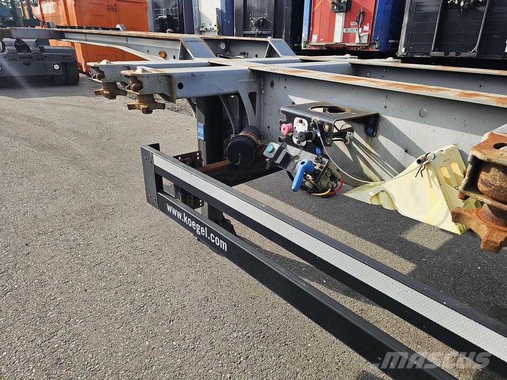 Kögel PORT 40 SIMPLEX 20./ EXTENDIBLE/SAF DISC. Kontejnerske polprikolice