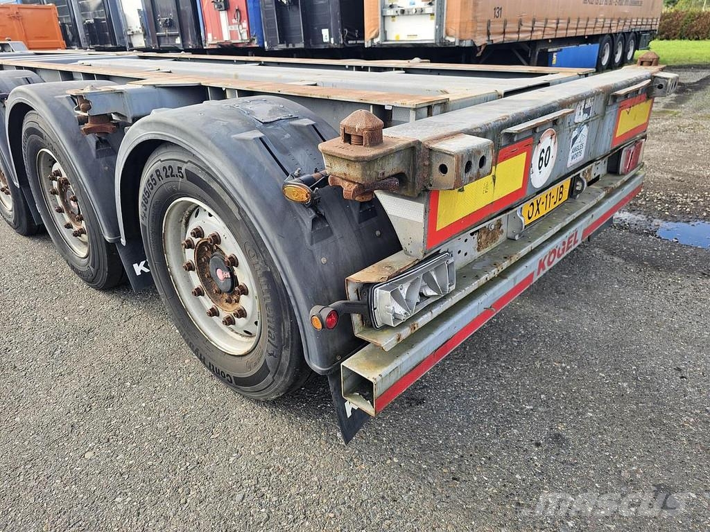 Kögel PORT 40 SIMPLEX 20./ EXTENDIBLE/SAF DISC. Kontejnerske polprikolice