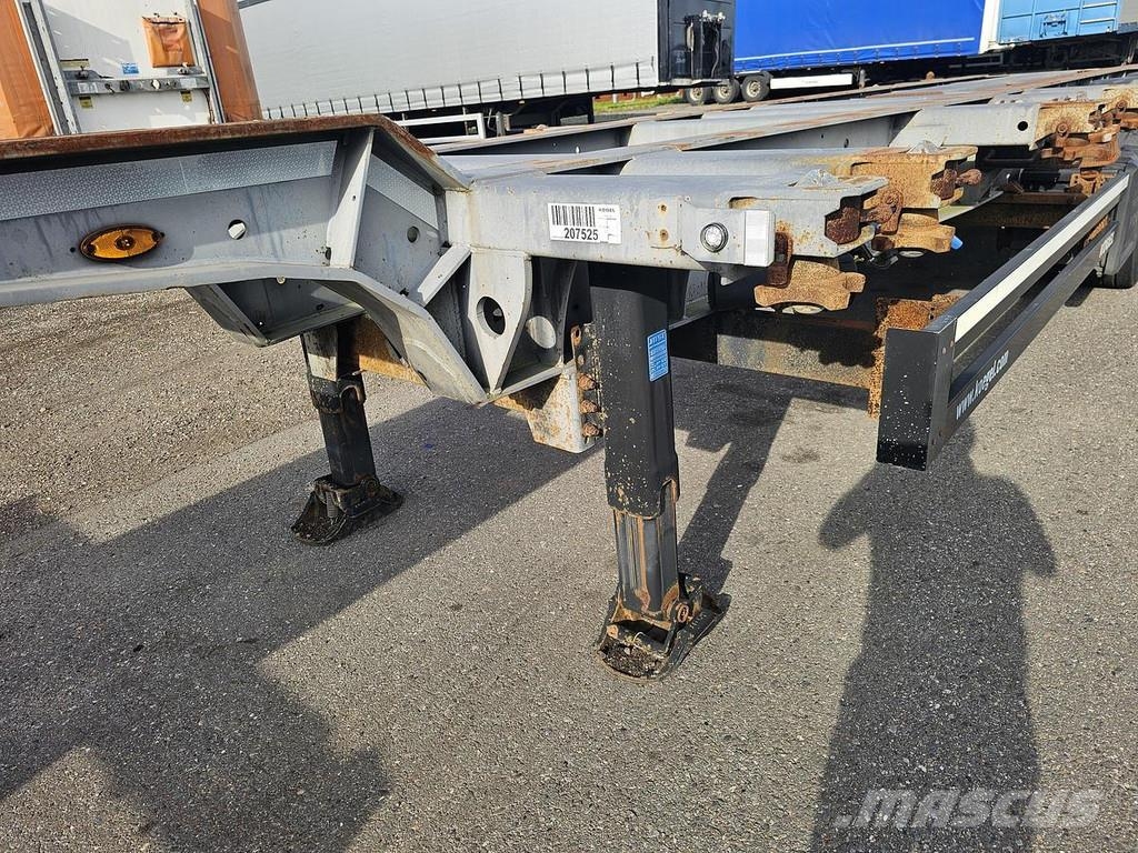 Kögel PORT 40 SIMPLEX 20./ EXTENDIBLE/SAF DISC. Kontejnerske polprikolice