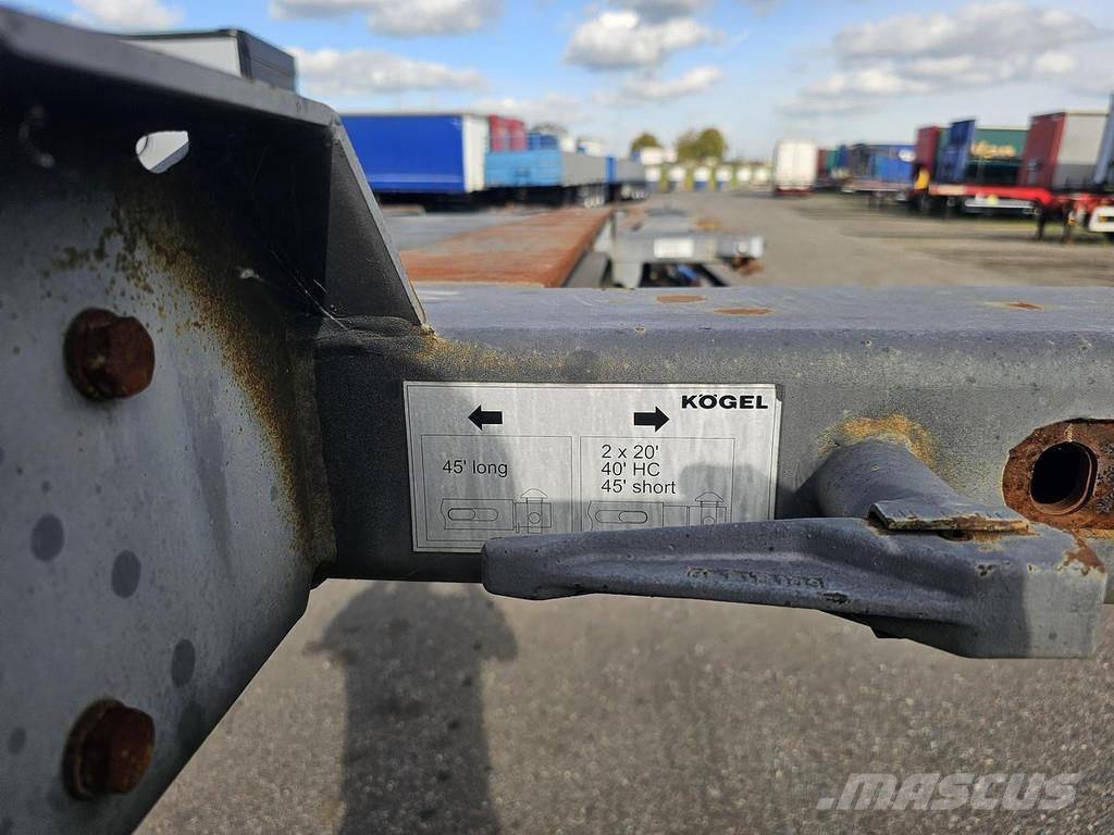Kögel PORT 40 SIMPLEX 20./ EXTENDIBLE/SAF DISC. Kontejnerske polprikolice